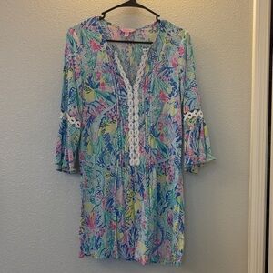 Lilly Pulitzer Hollie Tunic -  Mermaids cove